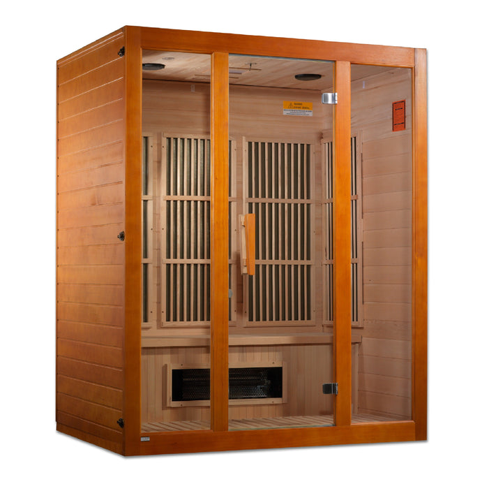 Maxxus Alpine Dual Tech 3 person Low EMF FAR Infrared Sauna