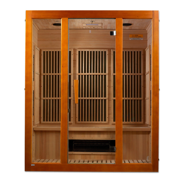 Maxxus Alpine Dual Tech 3 person Low EMF FAR Infrared Sauna