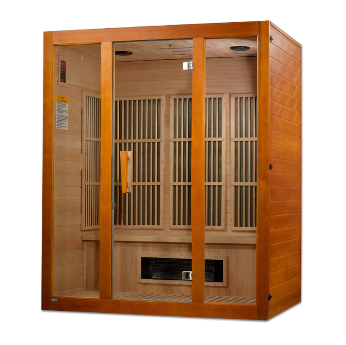 Maxxus Alpine Dual Tech 3 person Low EMF FAR Infrared Sauna