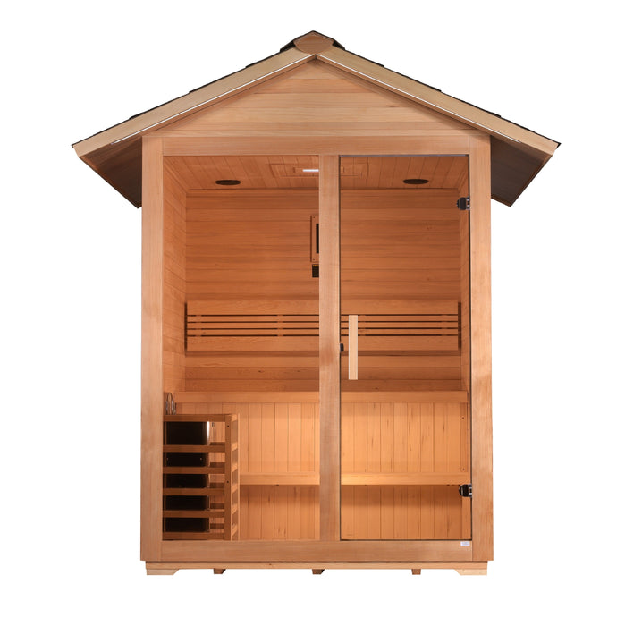 Arlberg 3 Person Traditional Outdoor Sauna