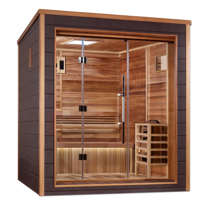 Drammen 3 Person Outdoor-Indoor Traditional Sauna