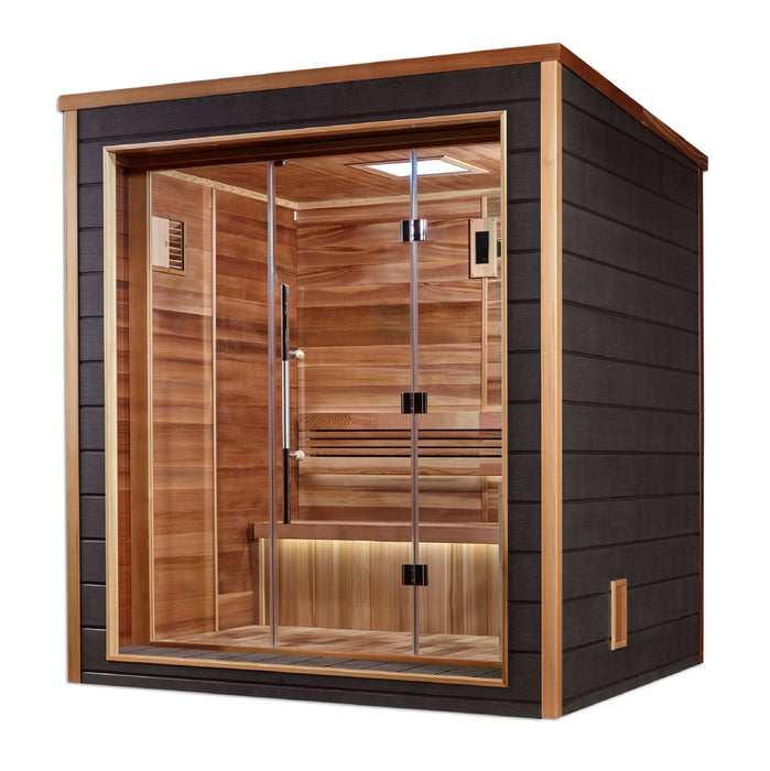 Drammen 3 Person Outdoor-Indoor Traditional Sauna