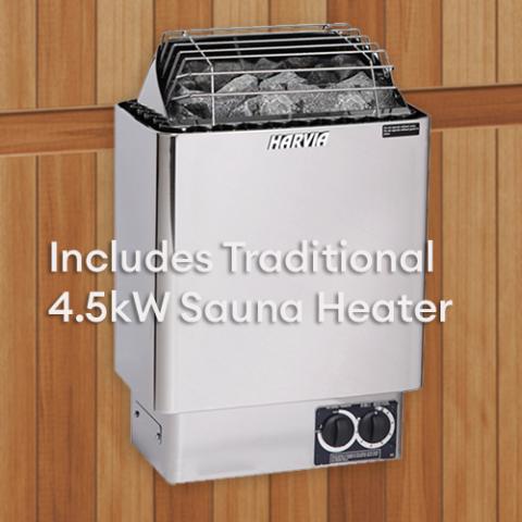 Finnmark FD-5 Trinity XL Infrared & Steam Sauna Combo