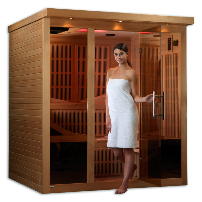 Monaco 6 Person Near Zero EMF Infrared Sauna