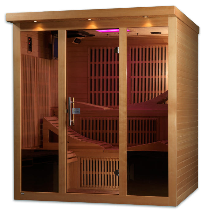 Monaco 6 Person Near Zero EMF Infrared Sauna