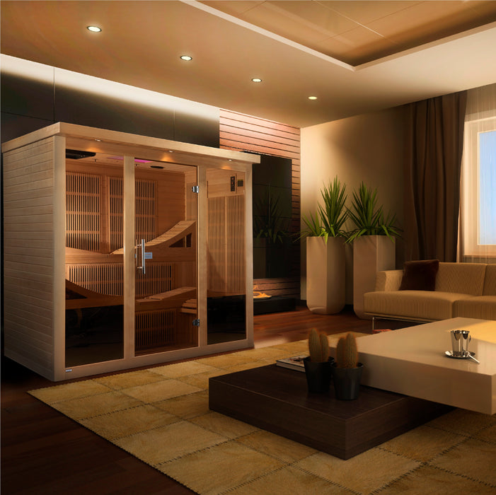 Monaco 6 Person Near Zero EMF Infrared Sauna