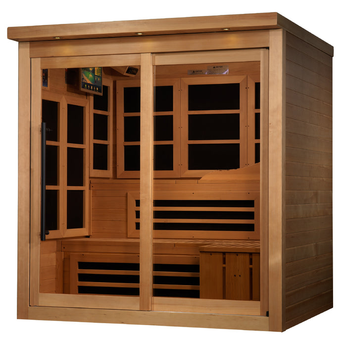 Monaco Limited Edition 6-person PureTech Near Zero EMF FAR Infrared Sauna