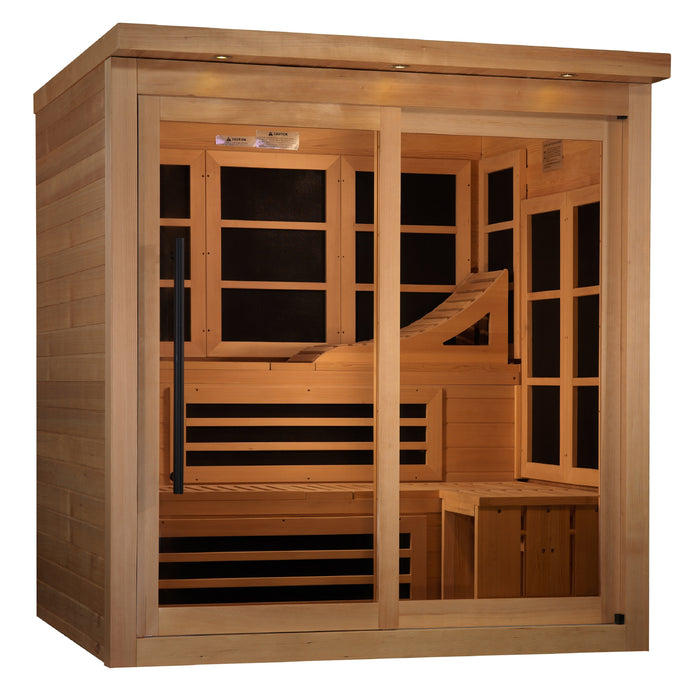 Monaco Limited Edition 6-person PureTech Near Zero EMF FAR Infrared Sauna