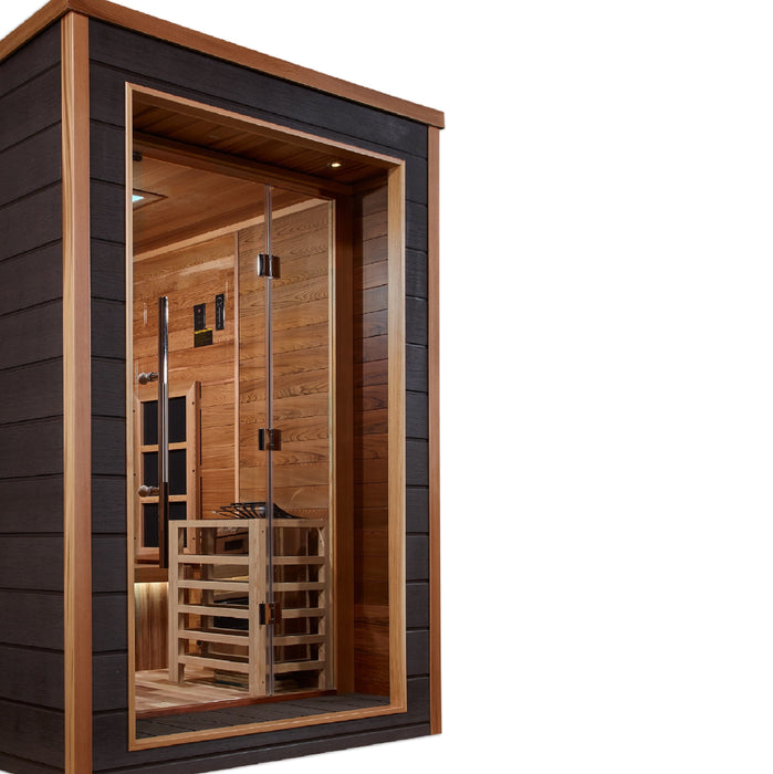 Karlstad 6 Person Outdoor-Indoor PureTech Hybrid Full Spectrum Sauna