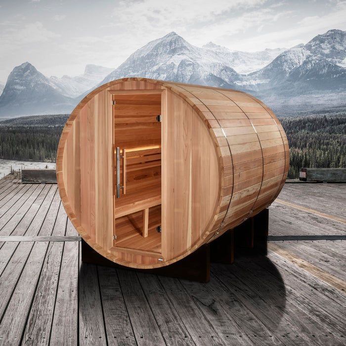 Klosters 6 Person Barrel Traditional Sauna