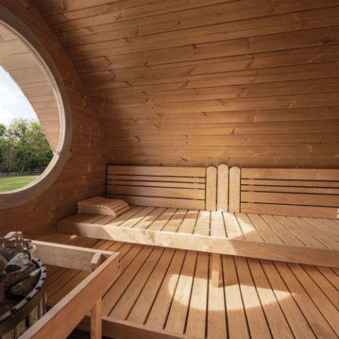 SaunaLife Model G11 Garden-Series 2 Room Sauna