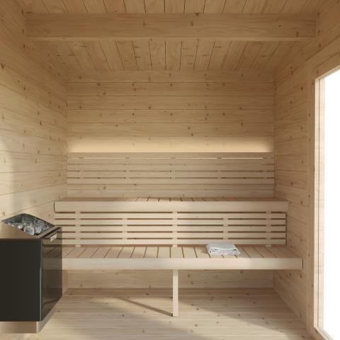 SaunaLife Model G4 Garden-Series Sauna