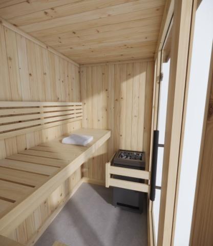 SaunaLife Model X6 XPERIENCE Series Indoor Home Sauna