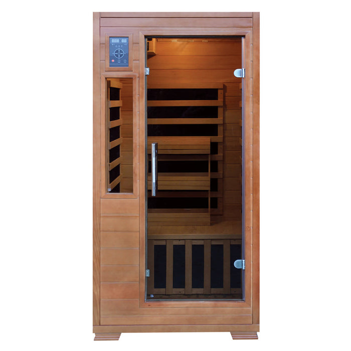 Majestic 1-2 Person Carbon Sauna with 5 InfraWave Carbon Heaters