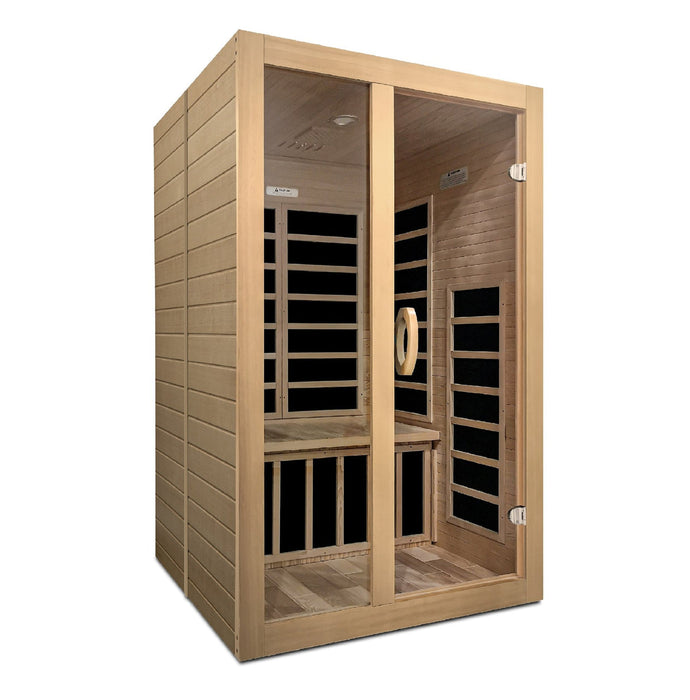 Dynamic Santiago 2 Person Low EMF FAR Infrared Sauna