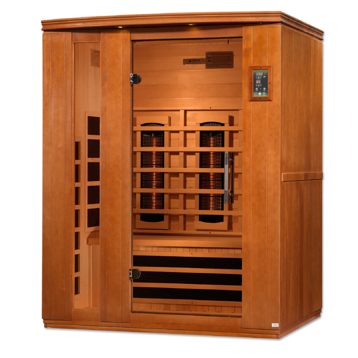 Dynamic Full Spectrum Lugano 3 Person FAR Infrared Sauna