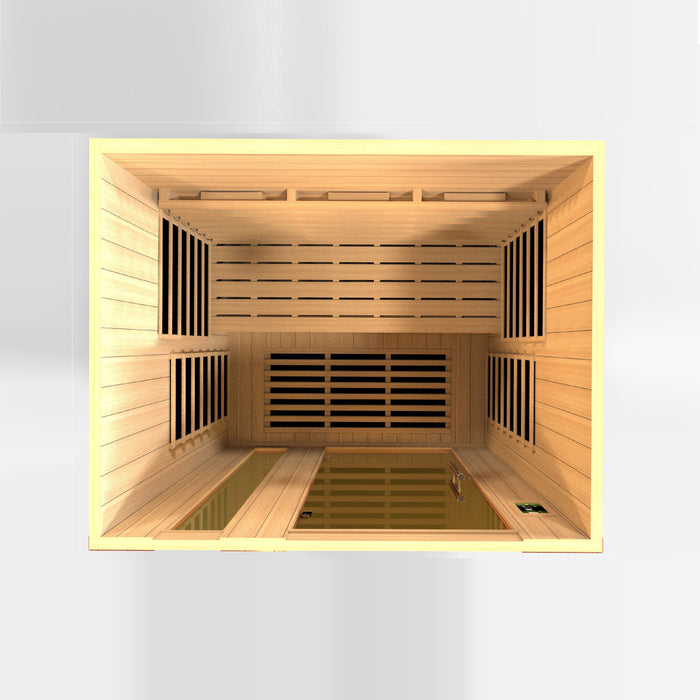 Dynamic Full Spectrum Lugano 3 Person FAR Infrared Sauna