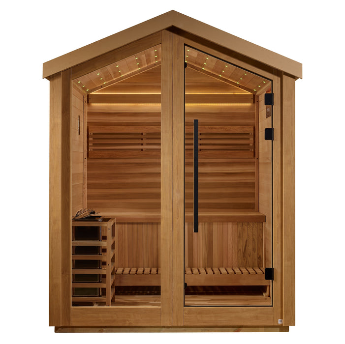 Savonlinna 3 Person Outdoor-Indoor Traditional Sauna