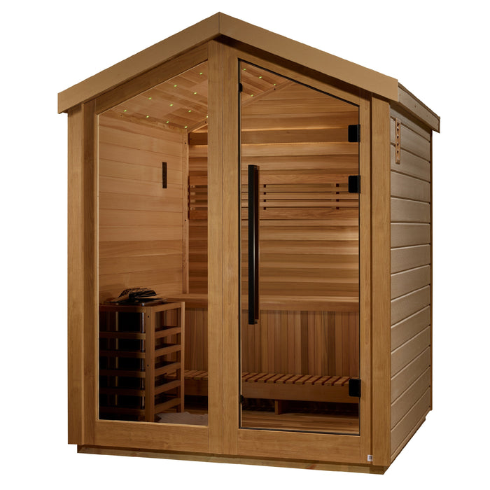 Savonlinna 3 Person Outdoor-Indoor Traditional Sauna