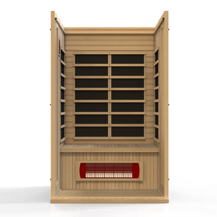 Maxxus Serenity Dual Tech 2 person Low EMF FAR Infrared Sauna