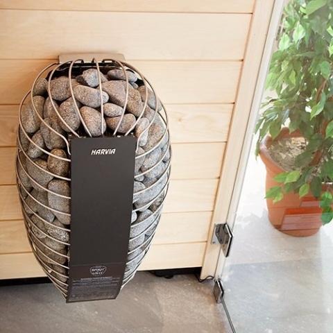 Harvia Spirit Series SP60E 6kW Black Sauna Heater