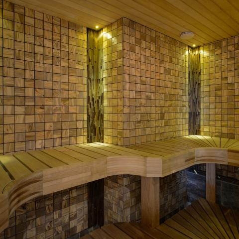 EmotionWood Square 70 Olive Decorative Sauna Wall Panel