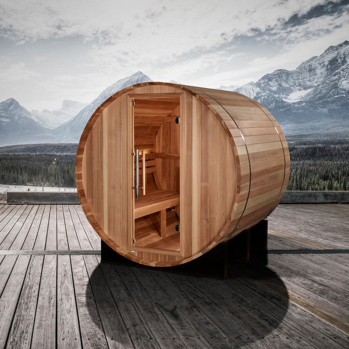 St. Moritz 2 Person Barrel Traditional Sauna